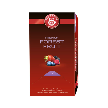 Teekanne Premium Waldbeeren, Früchtetee, 20 Teebeutel im Kuvert, 2. Entnahmefach/displaytauglich